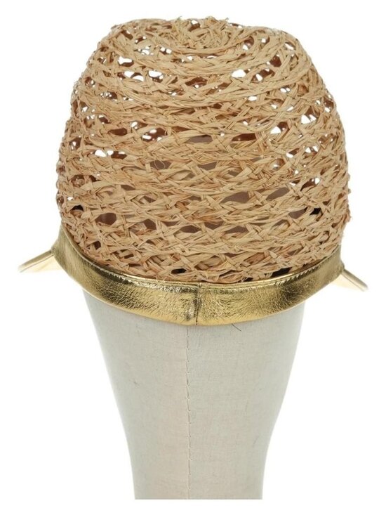 PRADA Hat Raffia S Beige 1HC225 Auth BAZ670M main image 11